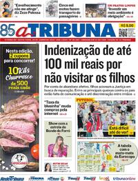 Capa do jornal A Tribuna 28/06/2024