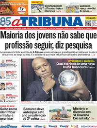 Capa do jornal A Tribuna 28/07/2024