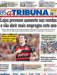 Capa do jornal A Tribuna 29/05/2024