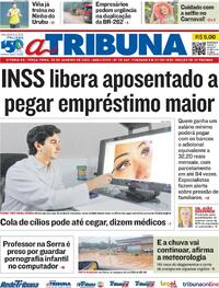 Capa do jornal A Tribuna 30/01/2024