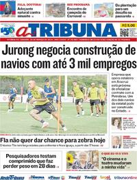 Capa do jornal A Tribuna 30/03/2024