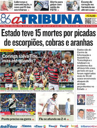 Capa do jornal A Tribuna 30/09/2024