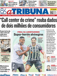 Capa do jornal A Tribuna 30/11/2024