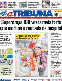 Capa do jornal A Tribuna 31/01/2024