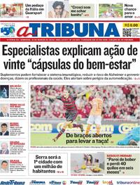 Capa do jornal A Tribuna 31/03/2024