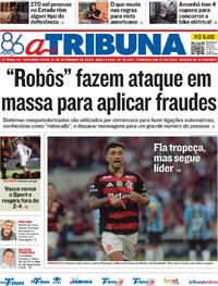Capa do jornal A Tribuna 01/09/2025