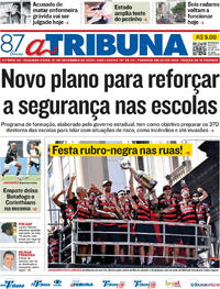 Capa do jornal A Tribuna 01/12/2025