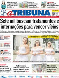 Capa do jornal A Tribuna 04/05/2025