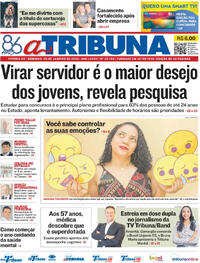 Capa do jornal A Tribuna 05/01/2025