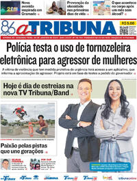 Capa do jornal A Tribuna 06/01/2025