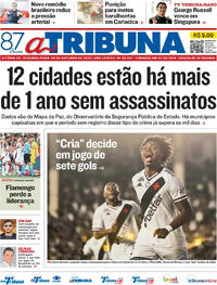 Capa do jornal A Tribuna 06/10/2025
