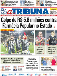 Capa do jornal A Tribuna 07/08/2025