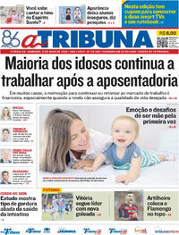 Capa do jornal A Tribuna 11/05/2025