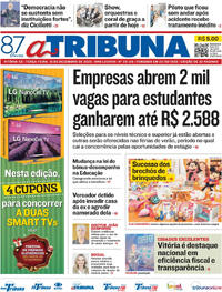 Capa do jornal A Tribuna 16/12/2025