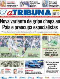 Capa do jornal A Tribuna 18/12/2025