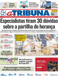 Capa do jornal A Tribuna 27/04/2025