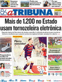 Capa do jornal A Tribuna 28/07/2025