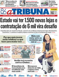 Capa do jornal A Tribuna 29/06/2025