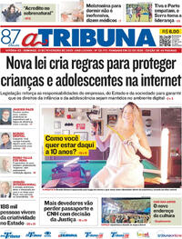 Capa do jornal A Tribuna 01/02/2026