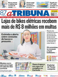 Capa do jornal A Tribuna 03/02/2026