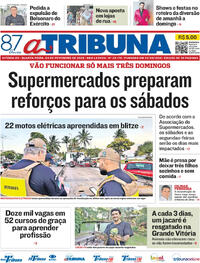 Capa do jornal A Tribuna 04/02/2026