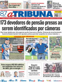Capa do jornal A Tribuna 04/03/2026