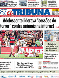 Capa do jornal A Tribuna 05/02/2026