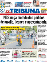 Capa Jornal A Tribuna