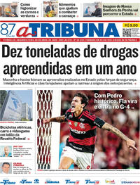 Capa do jornal A Tribuna 06/04/2026