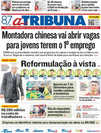 Capa A Tribuna 07/07/2026