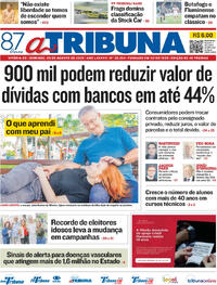 Capa do jornal A Tribuna 09/08/2026