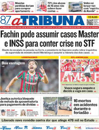 Capa Jornal A Tribuna