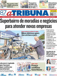 Capa Jornal A Tribuna