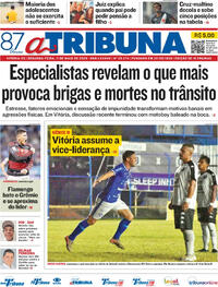 Capa do jornal A Tribuna 11/05/2026