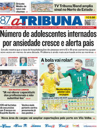 Capa Jornal A Tribuna