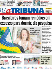 Capa Jornal A Tribuna