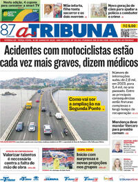 Capa Jornal A Tribuna