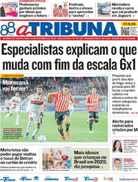 Capa Jornal A Tribuna