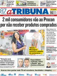 Capa Jornal A Tribuna