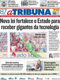 Capa Jornal A Tribuna
