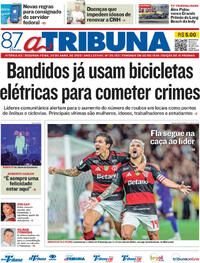 Capa do jornal A Tribuna 20/04/2026