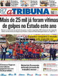 Capa A Tribuna 20/07/2026