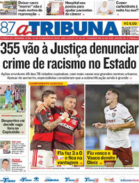 Capa do jornal A Tribuna 23/02/2026