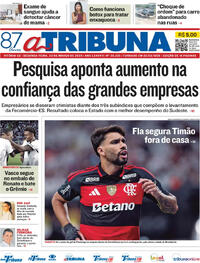 Capa do jornal A Tribuna 23/03/2026