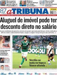 Capa Jornal A Tribuna