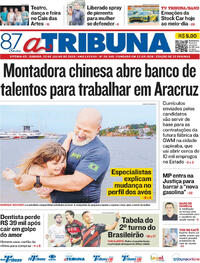 Capa A Tribuna 25/07/2026