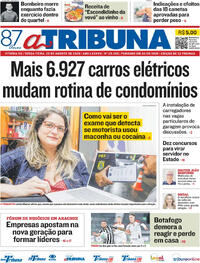 Capa Jornal A Tribuna