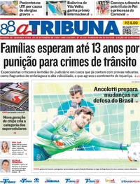 Capa Jornal A Tribuna