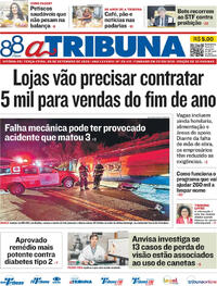 Capa Jornal A Tribuna
