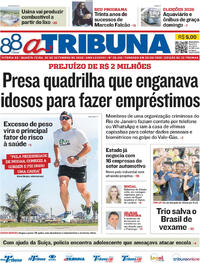 Capa Jornal A Tribuna